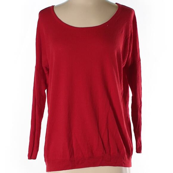 Moda International Victorias Secret Red Knit Lightweight Sweater - Picture 1 of 7